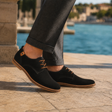 Dario Lace-Up Derby Shoes - Black