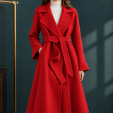 Giulia-Jane Wool Coat - Red