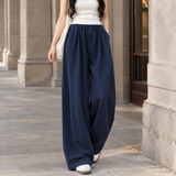 Joelle-Jane Wide Leg Pants - Dark Blue
