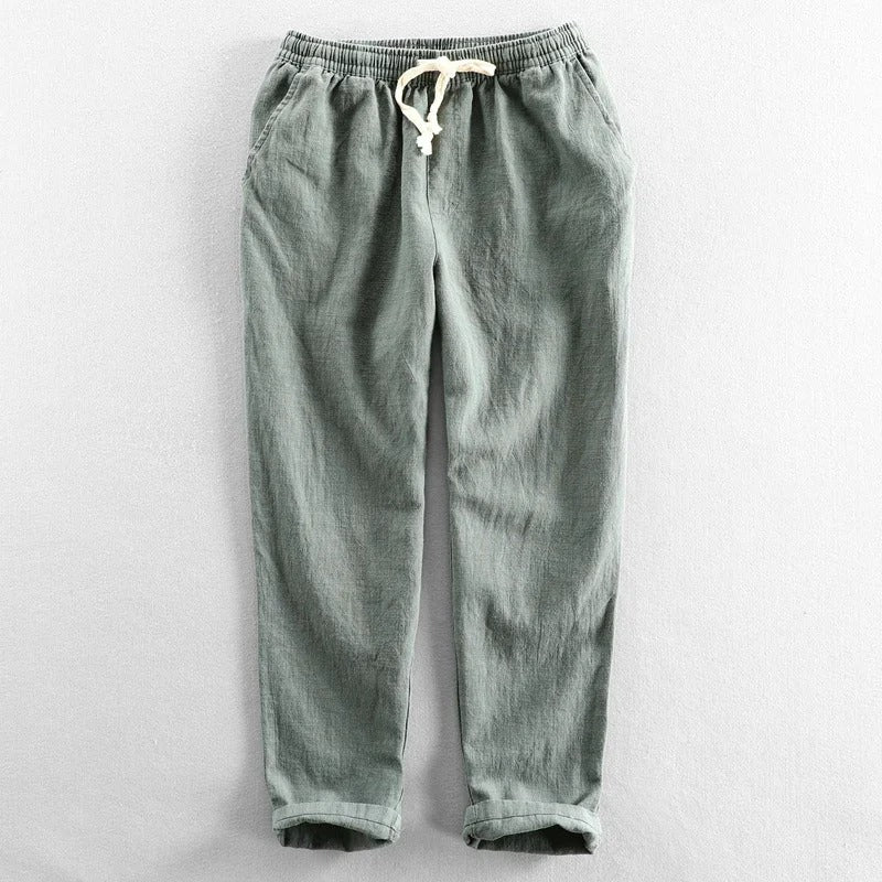 Amara Drawstring Pants - Green