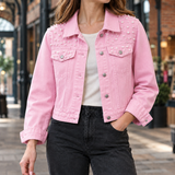 Sidonie Beaded Jacket - Pink