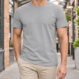 Sander Crew Neck T-Shirt - Gray (Dark)