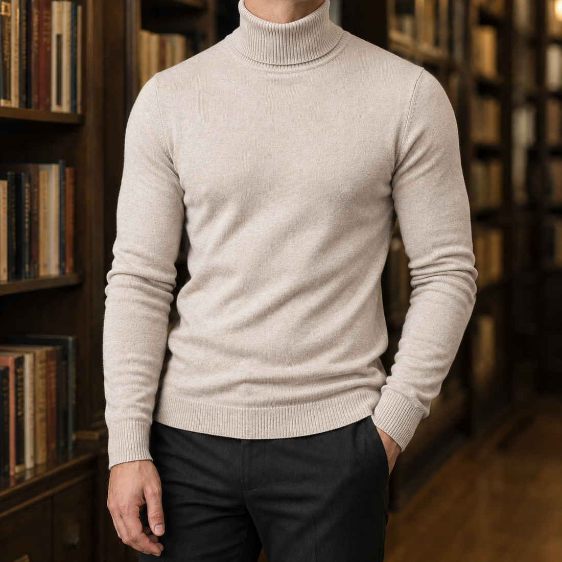 Knox Turtleneck Sweater - Off White