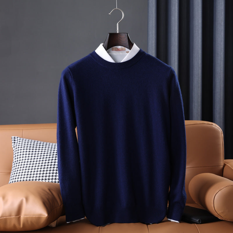 Arezzo Crewneck Sweater - Navy