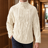 Valentin Openwork Sweater - Cream