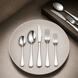 Florian Polished Flatware Set - Silver