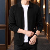 Emilio Collared Cardigan - Black