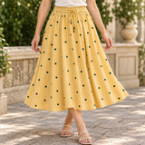 Daphne Midi Skirt - Yellow