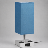 Northmere Linen Lamp - Blue