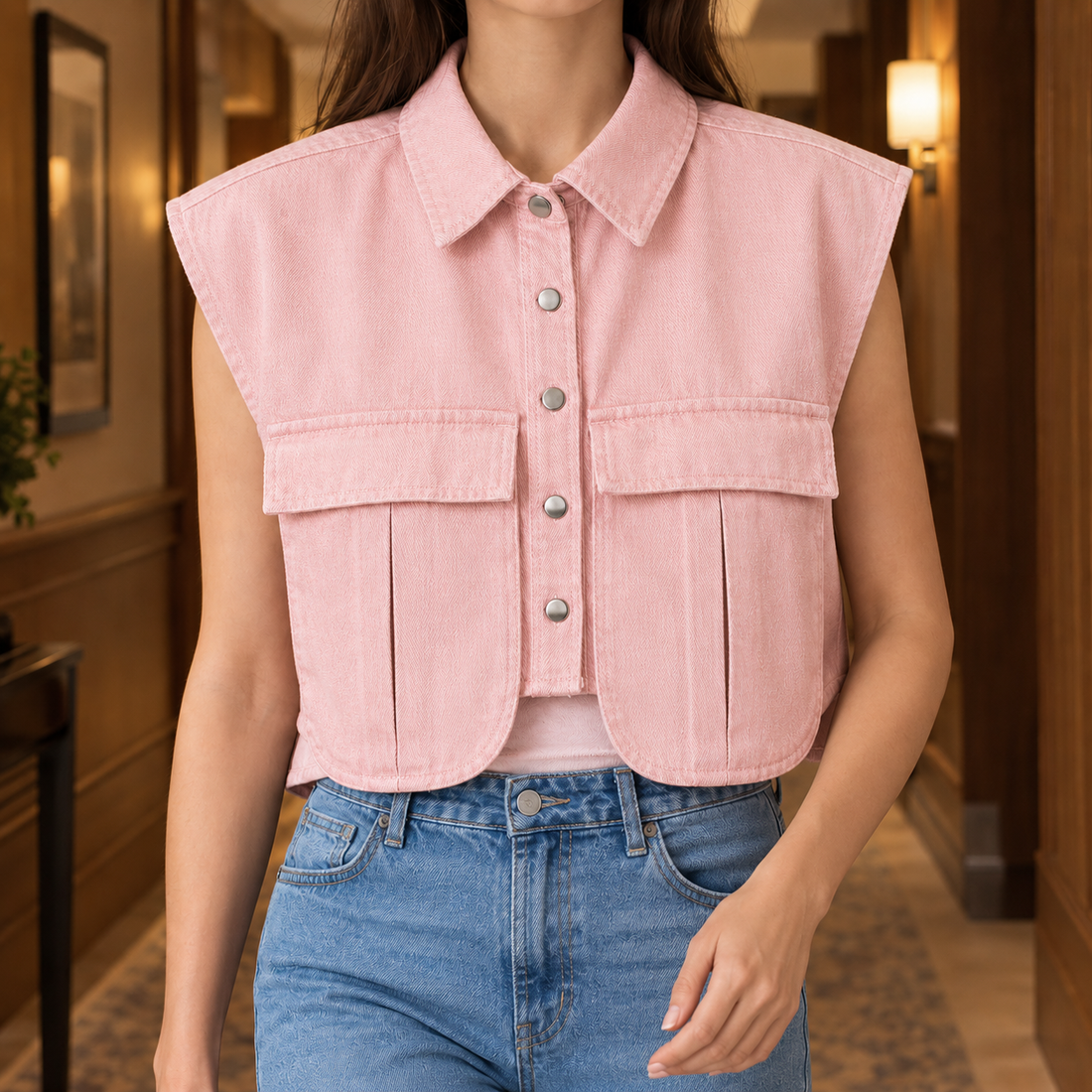 Iolanthe Utility Top - Pink