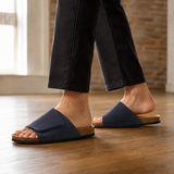 Maderno Velcro Sandals - Blue