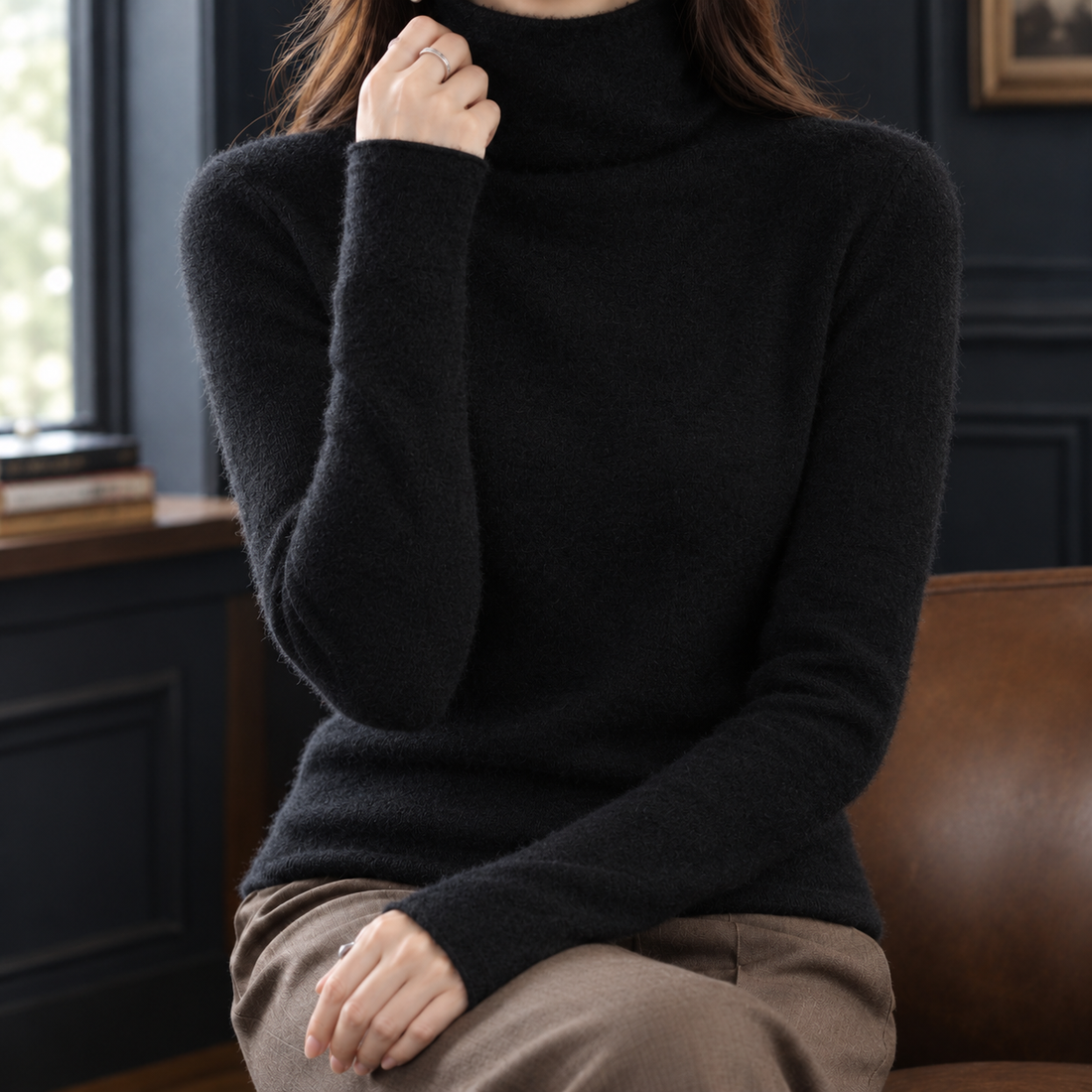 Ruby-Faye Cashmere Sweater - Black