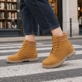 Vinci-Capri Lace-Up Boots - Camel
