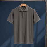 Ernest Ribbed Polo - Gray