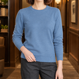 Severine Crew Neck Sweater - Haze Blue