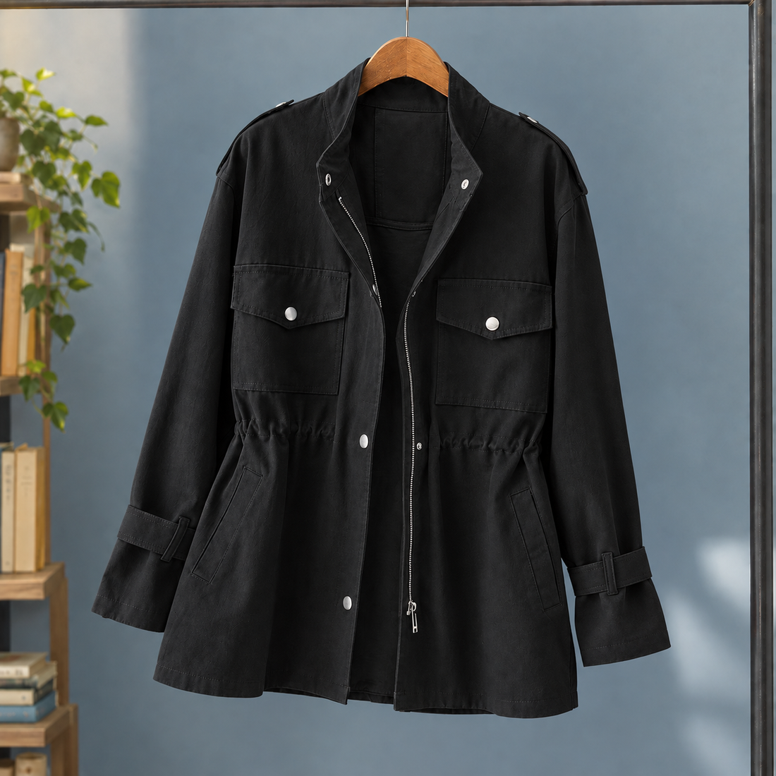 Soledad-Kate Utility Jacket - Black