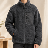 Knox Textured Zip Jacket - Gray