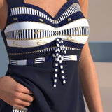 Alessia Ruched Swimdress - Lead Product Detail