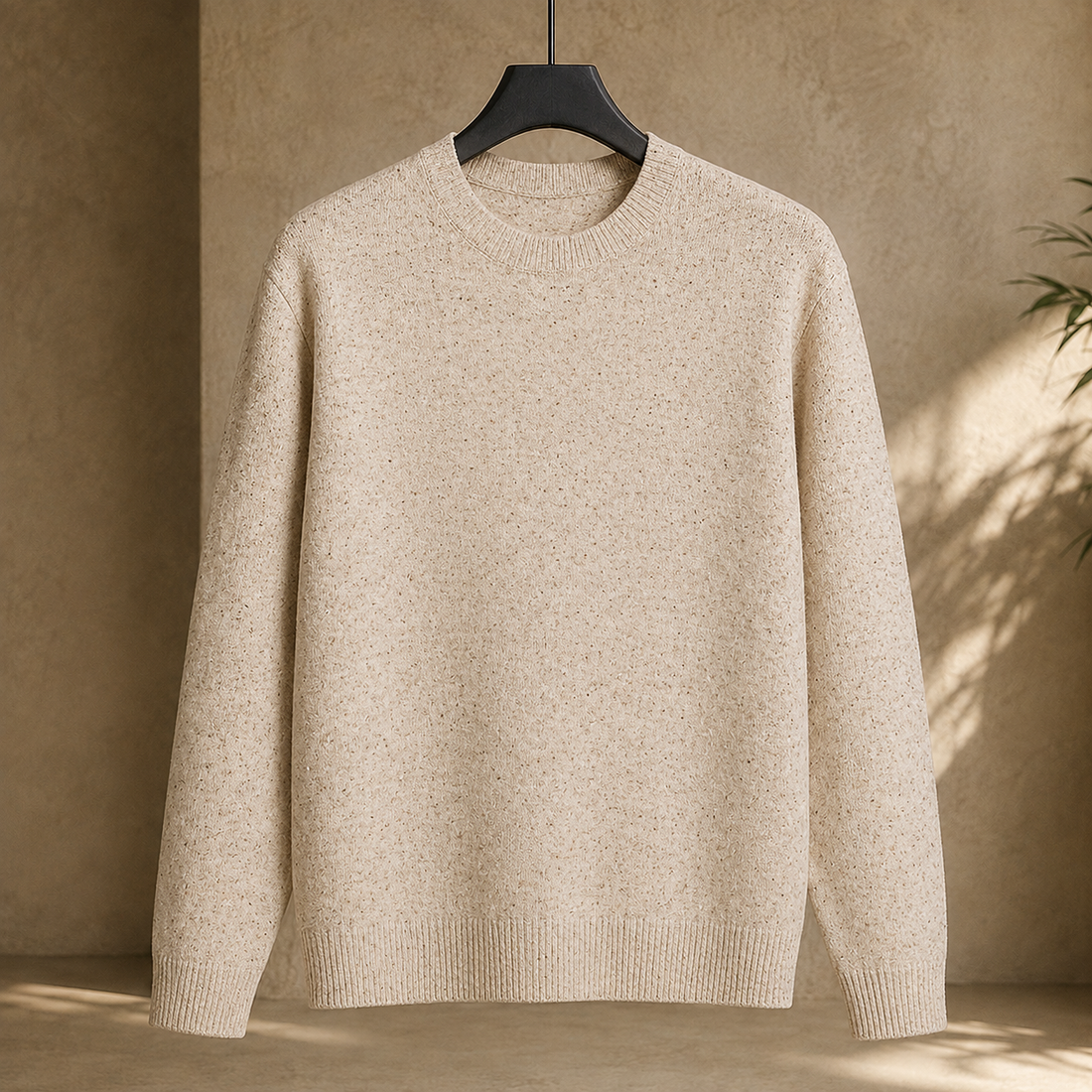 Reinhold Speckled Sweater - Apricot