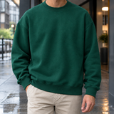 Nico Relaxed Sweatshirt - Dark Green