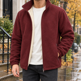 Florian Cashmere Jacket - Wine Red