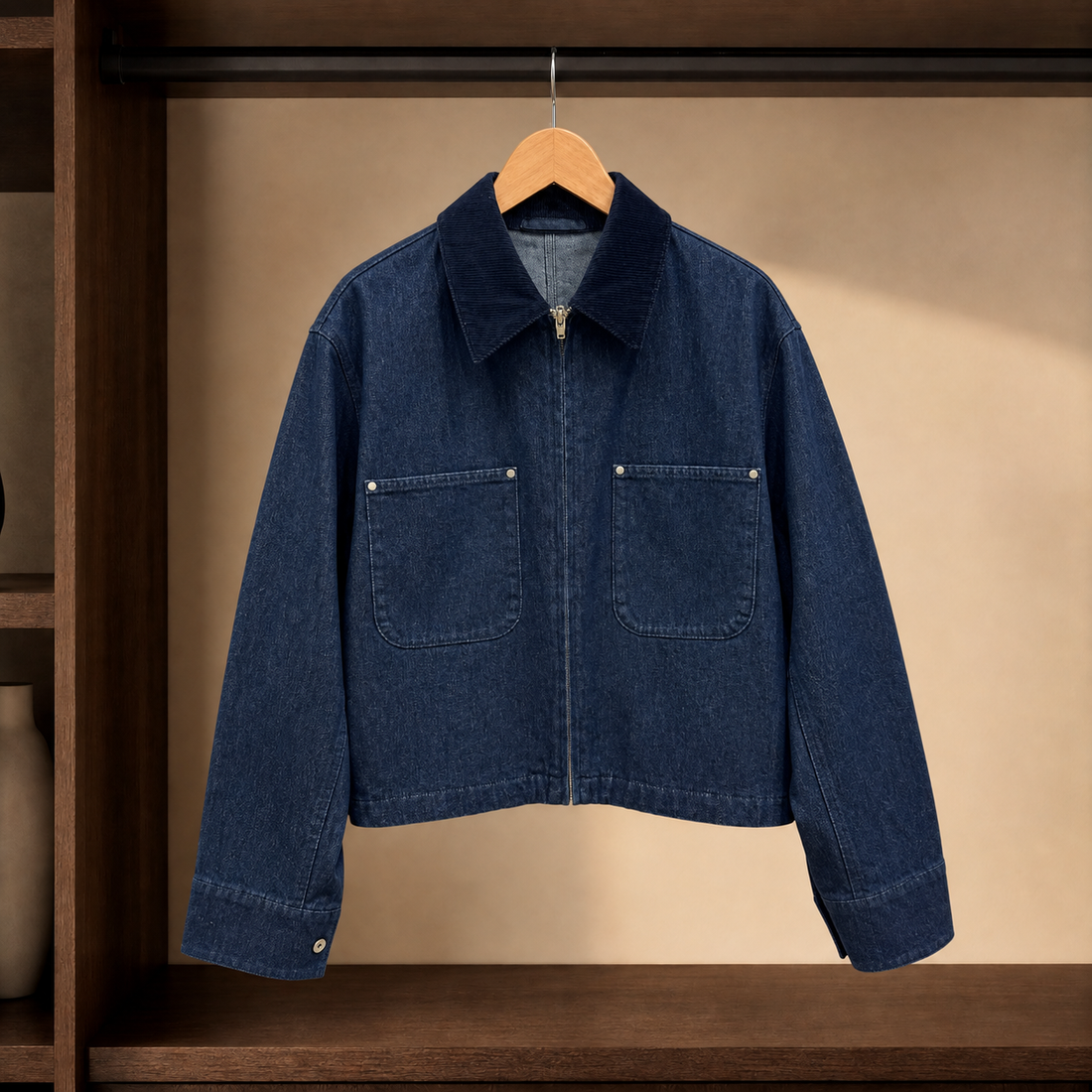 Sterling Utility Jacket - Navy Blue