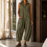 Colette-Rose Wide Leg Jumpsuit - Green