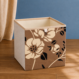 Montgomery Printed Storage Basket - Taupe Floral