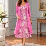 Helena-Rose Floral Dress Set - Pink