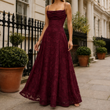 Pippa Floral Maxi Dress - Burgundy