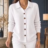 Berenice-Marie Wool Cardigan - White