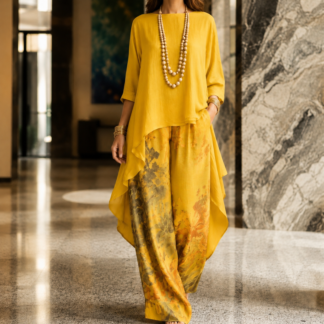 Lorelei Asymmetric Set - Yellow