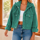 Antonia-Rae Hooded Jacket - Teal