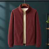 Blake Fleece Jacket - Burgundy