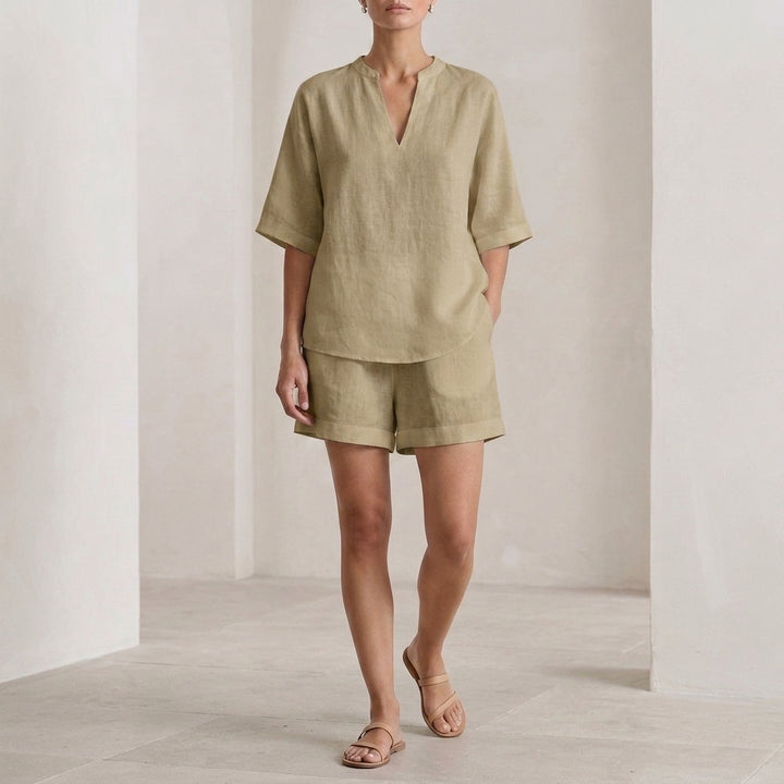 Alessia Relaxed Set - Khaki