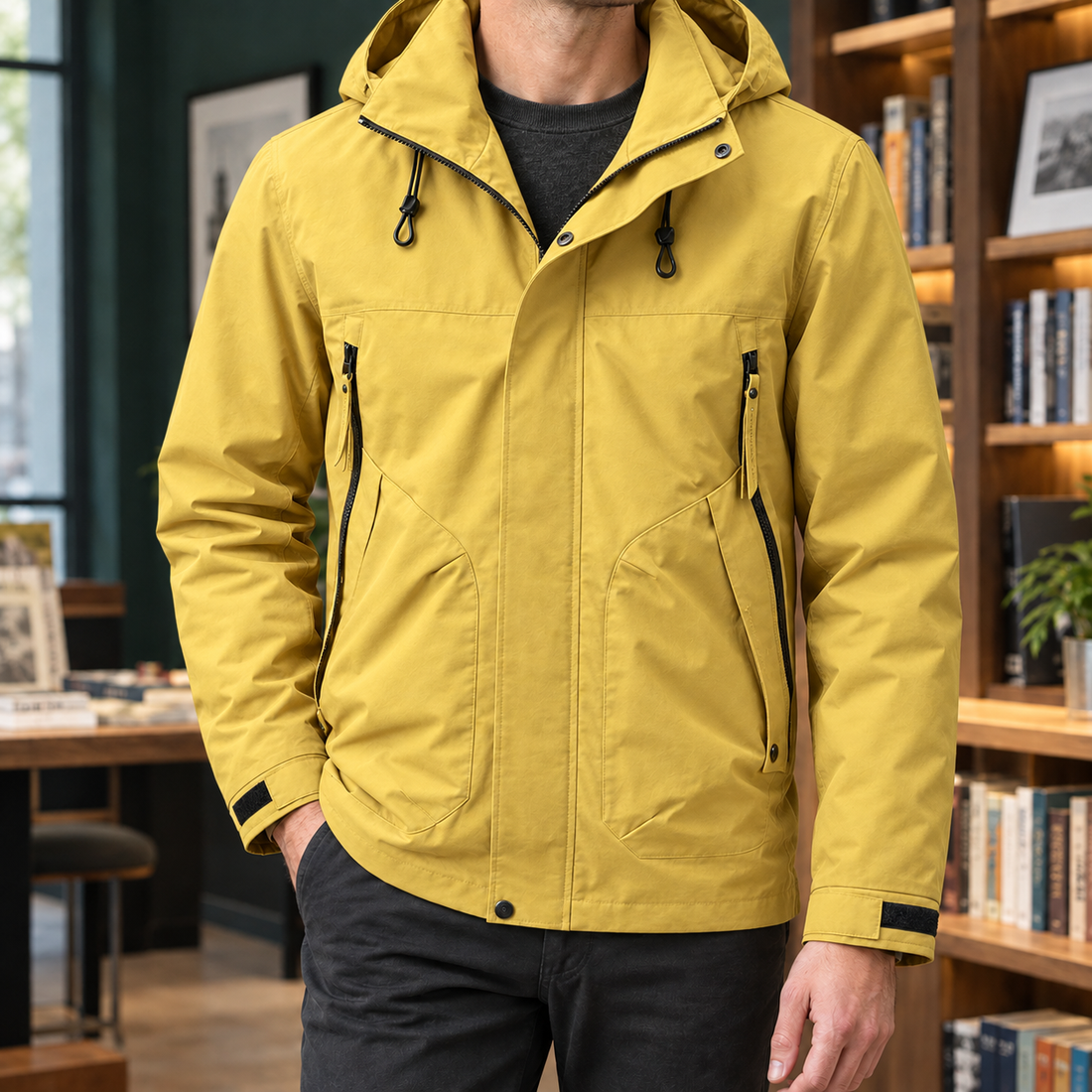 Harlan Waterproof Jacket - Turmeric