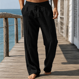 Florian Drawstring Pants - Black