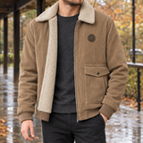 Dorian Fleece-Lined Jacket - Khaki