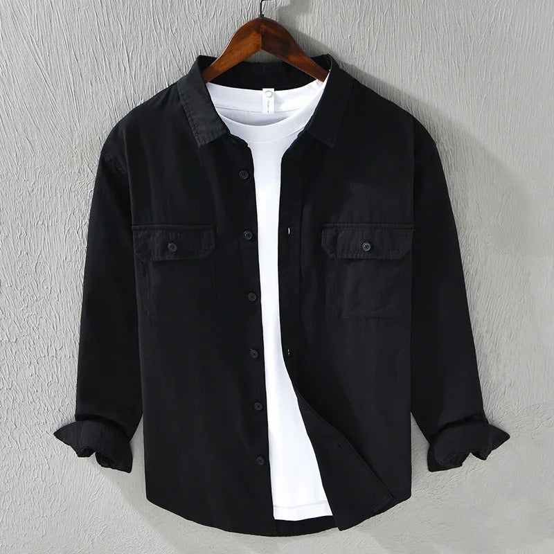Montreal Pocket Shirt - Black
