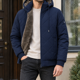 Dorian Quilted Jacket - Blue