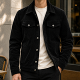 Sullivan Corduroy Trucker Jacket - Black