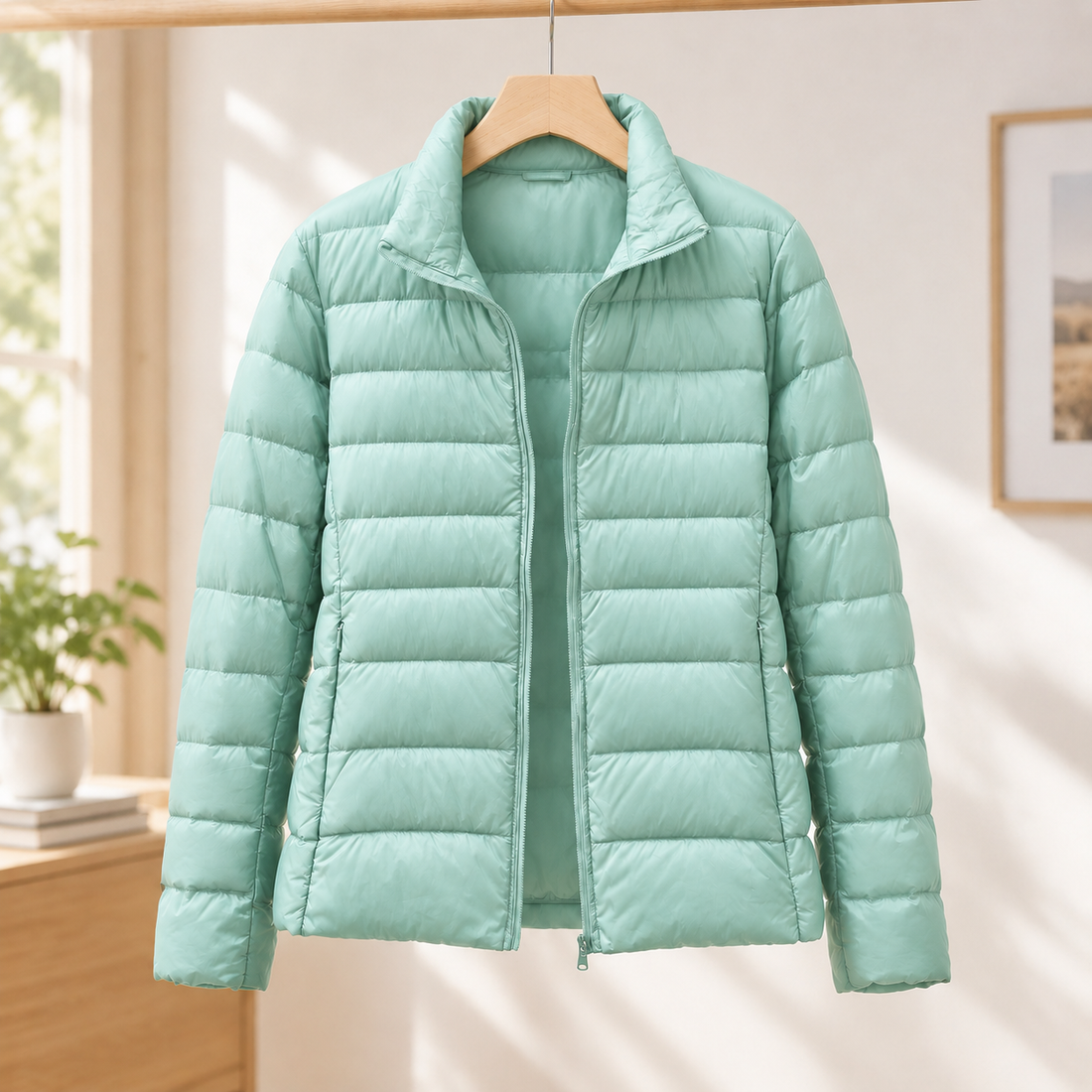 Alvina Cashmere Jacket - Pea Green