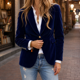 Sylvie-Marie Tailored Blazer - Navy Blue