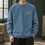Romano Crew Neck Sweater - Blue