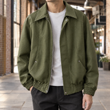 Austin Leather-Look Jacket - Army Green