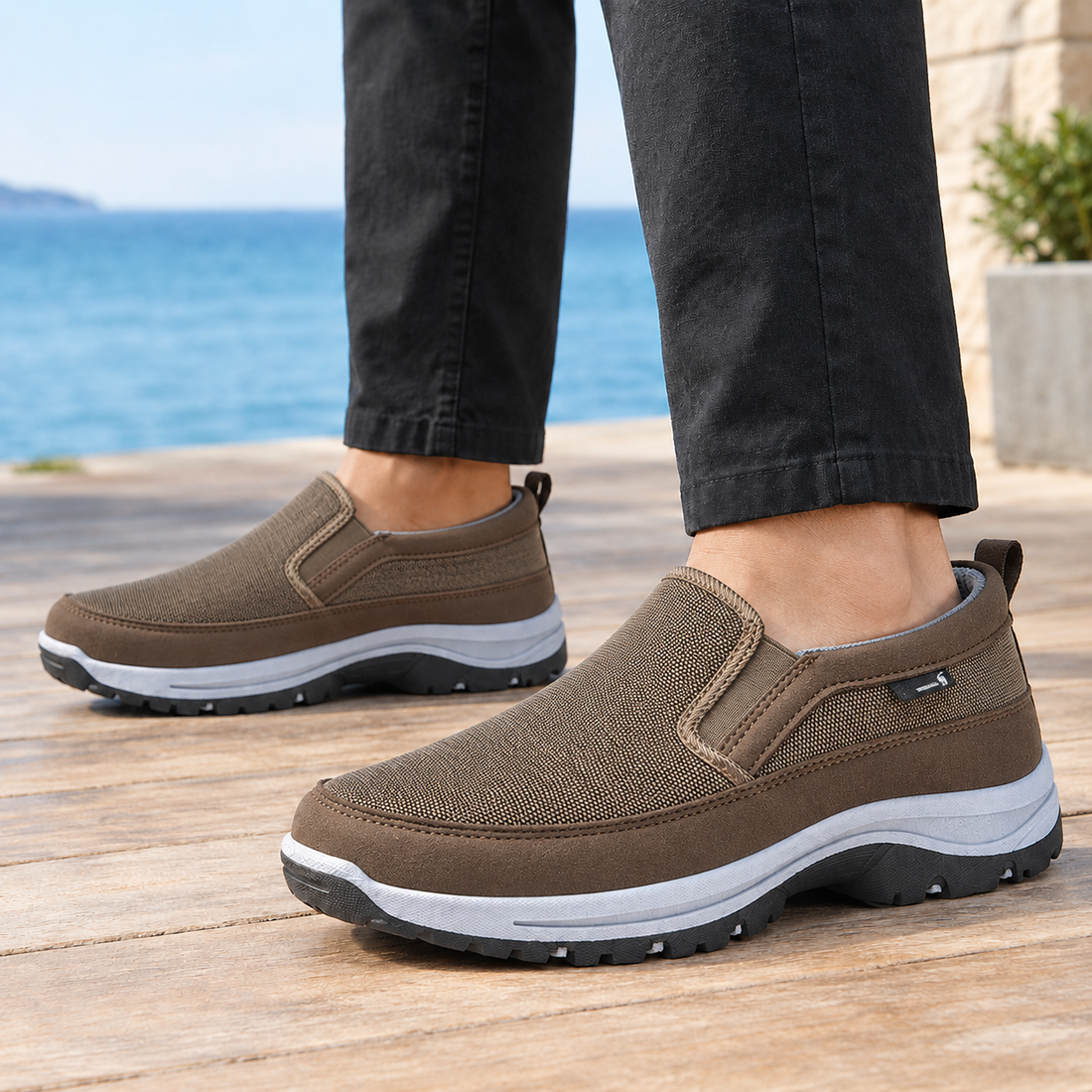 Chiaravalle Slip-On Sneakers - Brown
