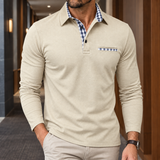 Jay Contrast Polo - Apricot