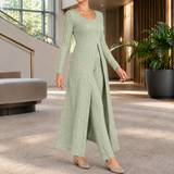 Salome-Marie Ribbed Set - Light Green