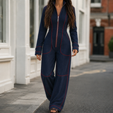 Marina-Marie Wide Leg Jumpsuit - Deep Blue