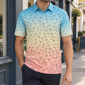 Blue Peach Ombre